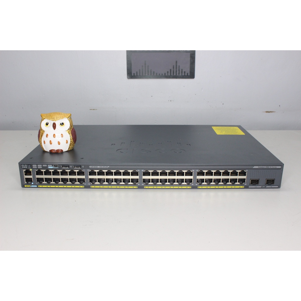Cisco WS-C2960X-48TD-L 48 Port Gigabit 2 SFP 10G Switch