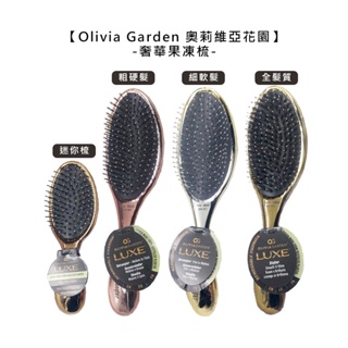 Olivia Garden 奧莉維亞花園 OGD 奢華果凍梳 梳子 全髮質 粗硬髮 細軟髮 迷你梳 抗糾結【堤緹美妍】