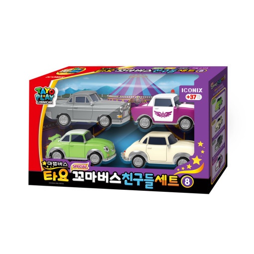 TAYO 特別小巴士朋友套裝 8, 小玩具車 , Special Little Bus Friends Set 8
