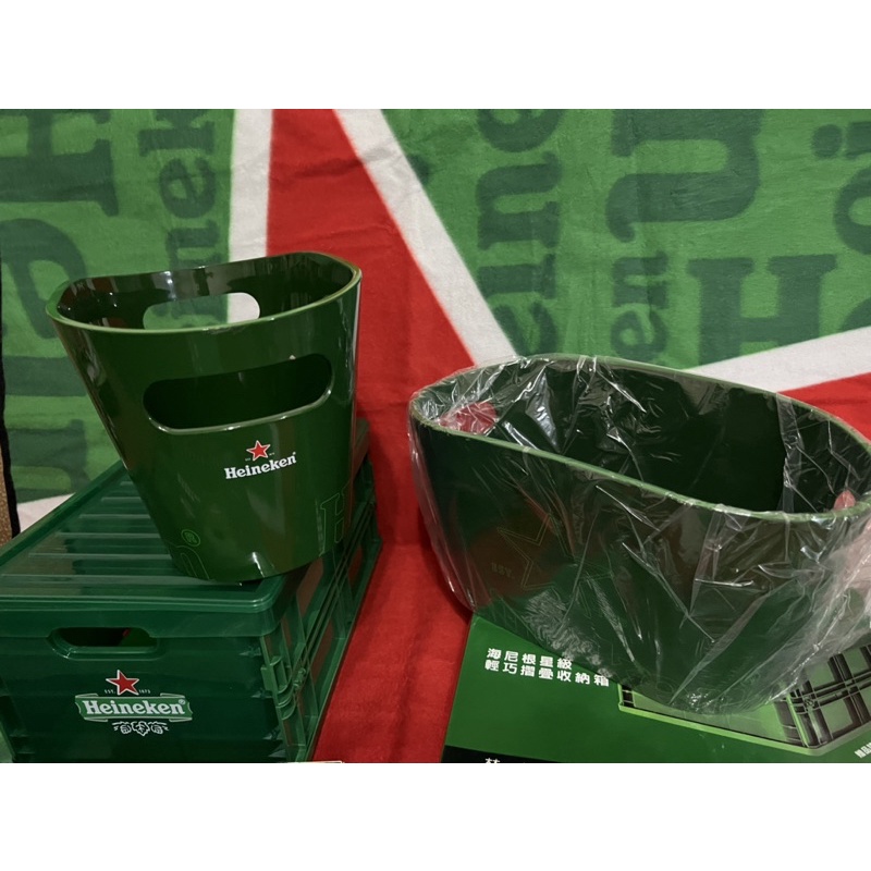 海尼根Heineken 雙耳塑料冰桶籃子🧺