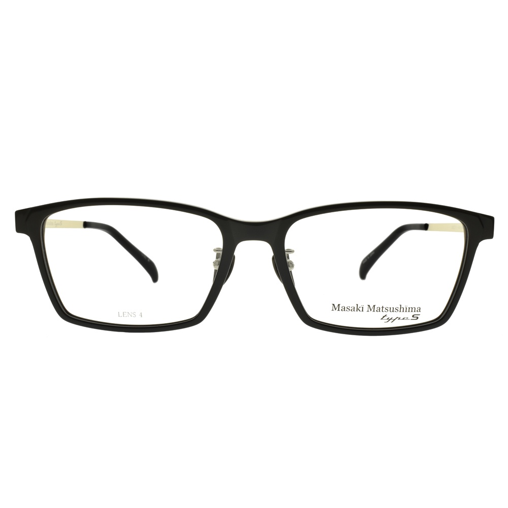 Masaki Matsushima 鈦光學 MFT5011 C4 簡約方框 TYPE S系列 眼鏡框 - 金橘眼鏡