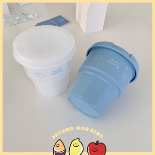 95point✈現貨/預購✈ 韓國 Second Morning 隨行杯 冷熱杯 檸檬 雲朵