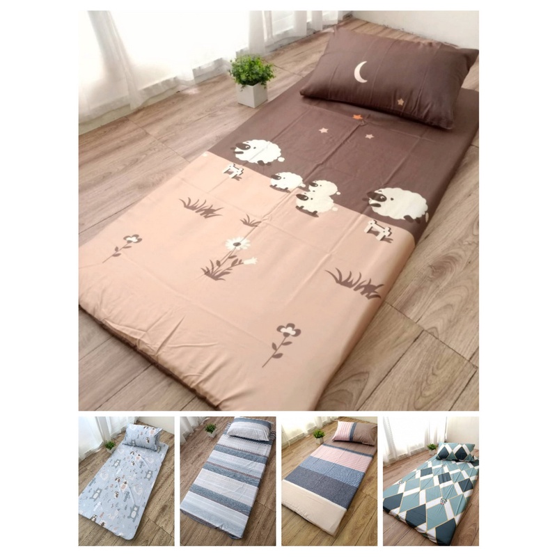 台灣製（10公分以下通用）床墊套 簡式床包枕套組 單人床墊套 床墊換洗布套 方便好替換