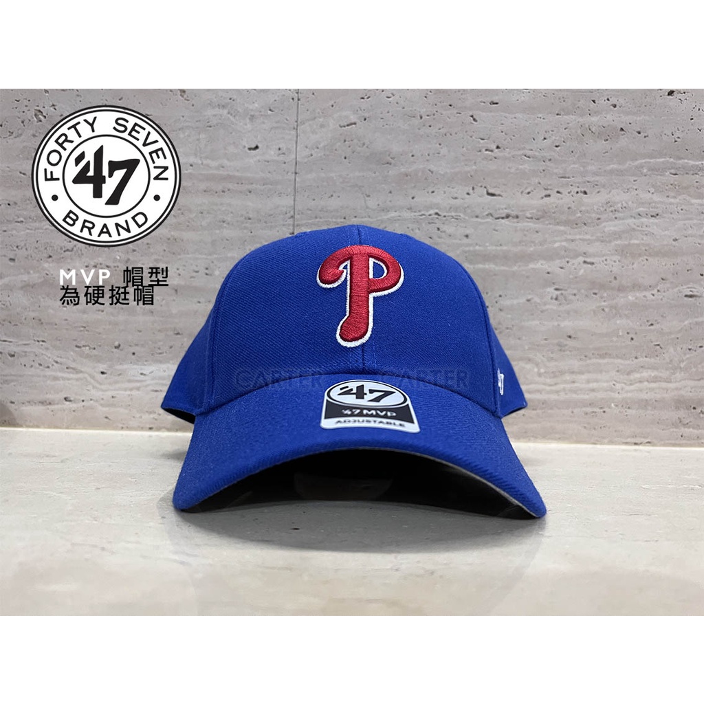 47 Brand x MLB 費城費城人 Philadelphia Phillies MVP 硬挺寶藍色老帽