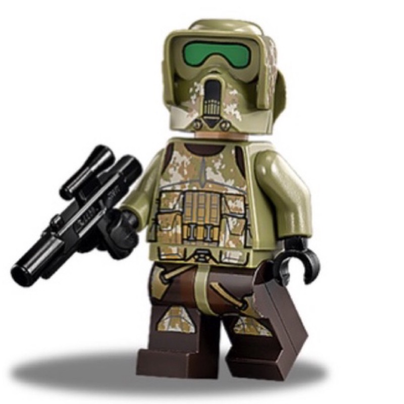 LEGO 樂高 人偶 STARWARS 星際大戰 Clone Scout Trooper 41th 克隆兵 75035