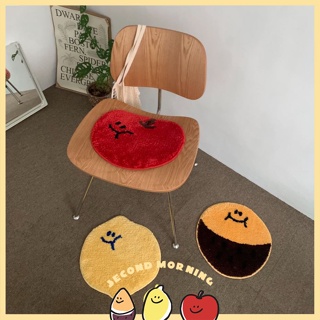 95point✈現貨/預購✈ 韓國 Second Morning 水果系列 迷你地墊 地毯 椅墊 檸檬 地瓜 蘋果