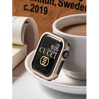 Apple Watch Series 6 44mm 保護殼 金屬 鋁合金 金色 高質感 蘋果手錶 外殼 錶殼 錶框