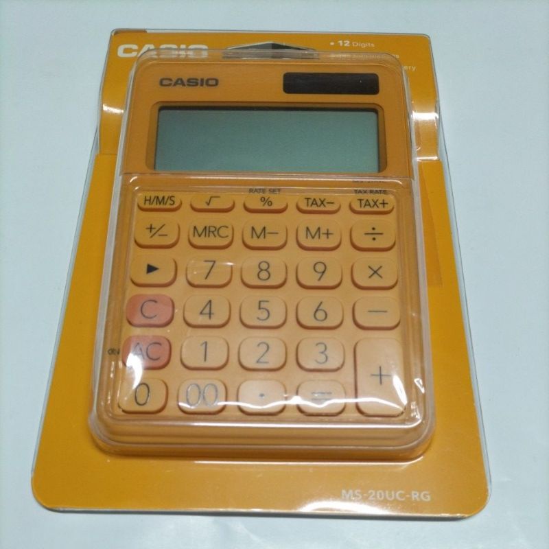 CASIO卡西歐MS-20UC-RG計算機（柳橙橘色）