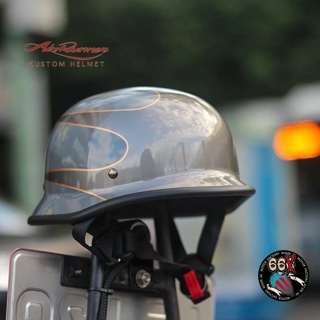 《美式工廠》台灣 AirRunner 德軍 鋼盔 安全帽 Scallop 飛標 藍/灰