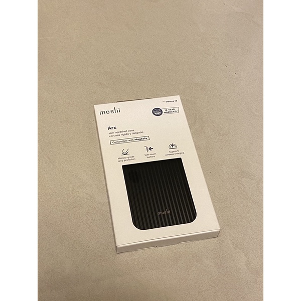 【Moshi】Arx MagSafe 磁吸輕量手機保護殼 黑色 for iPhone 13
