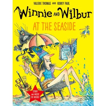 Winnie and Wilbur at the Seaside (1平裝+1CD)(有聲書)/Valerie Thomas【禮筑外文書店】