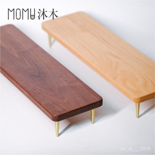 居傢優品#免運#黑衚桃木電腦顯示器增高架實木螢幕底座墊高桌麵鍵盤收納整理定製 桌上置物架 螢幕架 鍵盤架 電腦桌 增高架