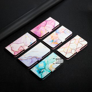 紅米大理石紋翻蓋皮套note10 note10s 卡包磁吸扣掛繩掀蓋保護殼防摔全包殼燙金拼接手機殼小米note10pro