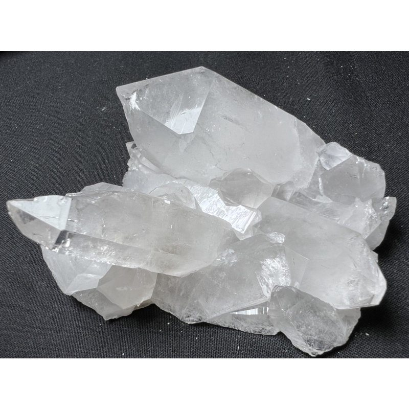 巴西 天然水晶 白水晶 白水晶簇 晶簇 時光隧道水晶 原礦 No.211