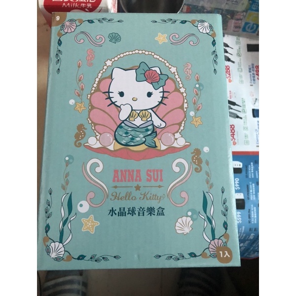 安娜蘇 Anna Sui &amp; Hello Kitty水晶球音樂盒 7-11限定