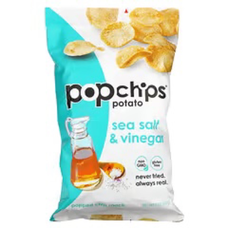 洋芋片popchips 海鹽 醋 免運