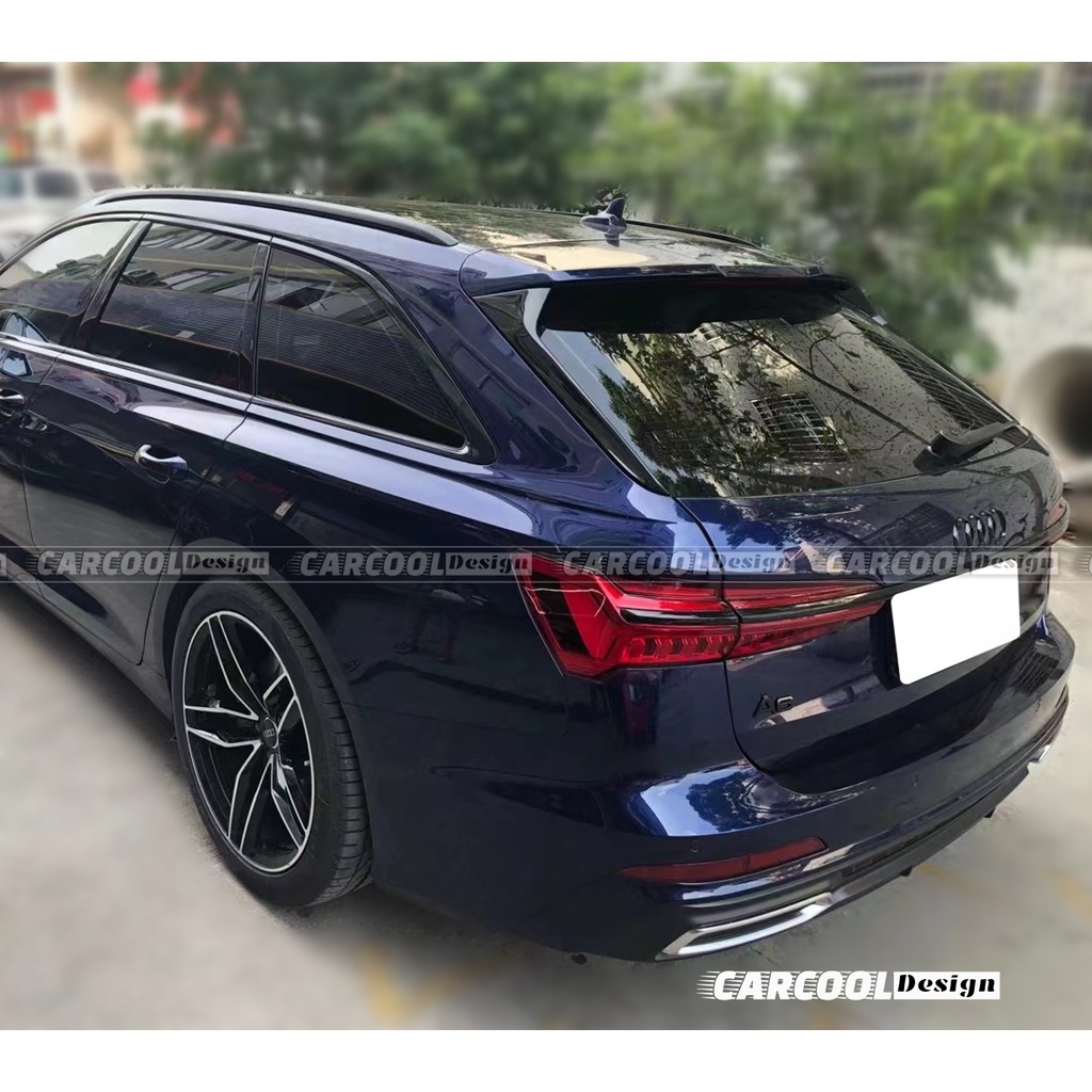 （全台可安裝)AUDI奧迪 A6 C8 allroad avant RS6 升級高品質PU尾翼頂翼