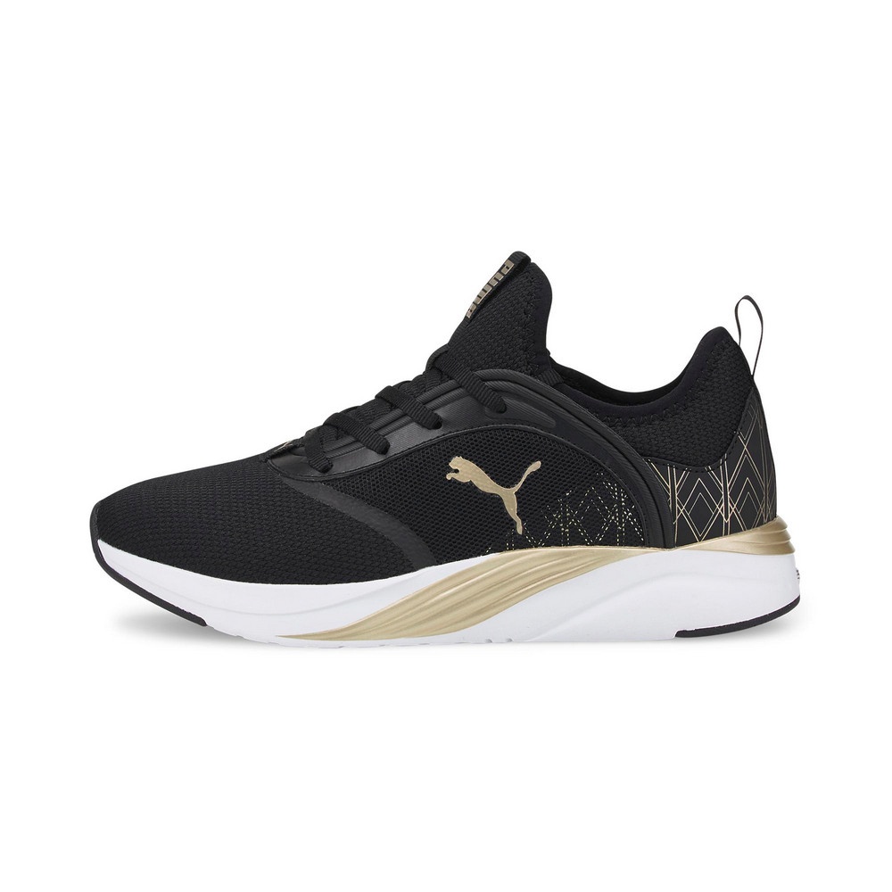 PUMA 女子 跑鞋 Softride Ruby Deco Glam Wn's 襪套式 柔軟 包覆 黑 37705201