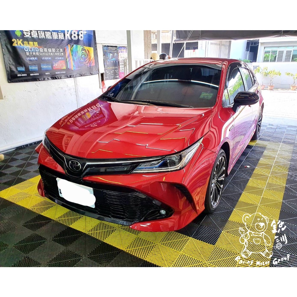 銳訓汽車配件精品-沙鹿店 Toyota 12代 Altis  安裝 GR版尾翼(黑)+烤漆