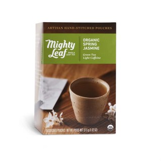 蜜子✨美國 Mighty leaf - 山泉茉莉 純手工茶 環保絲質茶包 禮盒15包入