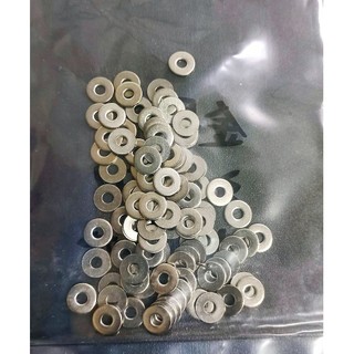50入組! 3/8" 白鐵華司 304 白鐵墊片 不鏽鋼 不銹鋼 華司 平華司 3/8 3分 三分 台灣製