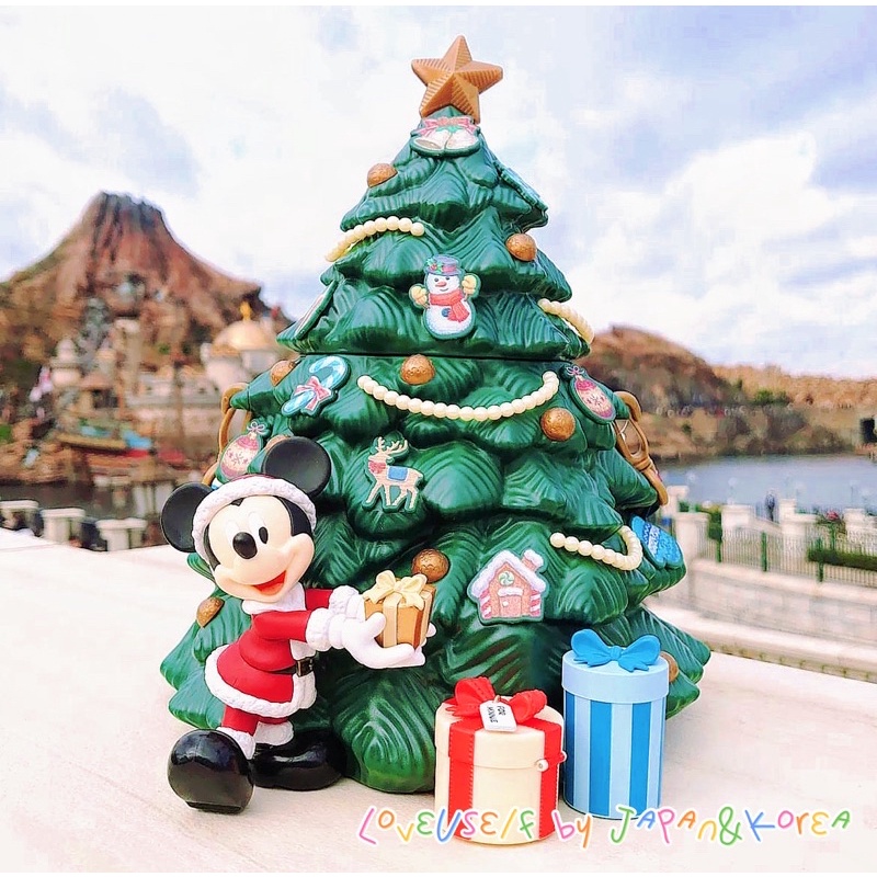 ❤️現貨 迪士尼 聖誕節 東京 米奇 聖誕老公公 妖精 精靈 米妮 奇奇蒂蒂 唐老鴨 黛西 爆米花桶 爆米花 聖誕樹