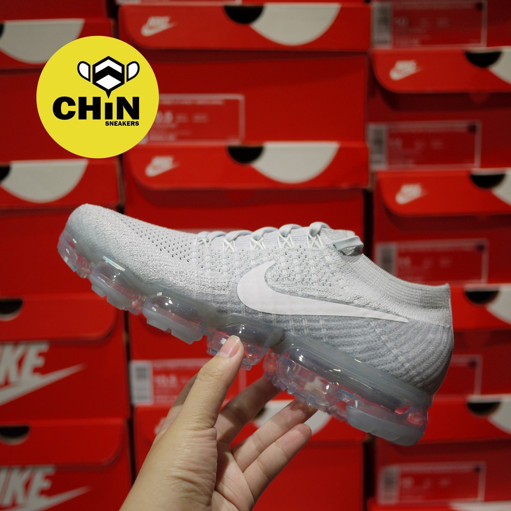 特價  Nike Air Vapormax 銀彈 GD著用 全氣墊 849557 849558-004 全白現貨