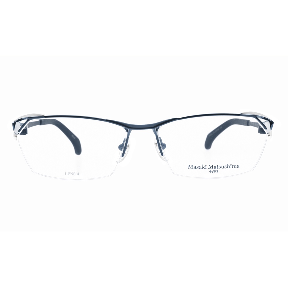 Masaki Matsushima 鈦光學眼鏡 MF1217 C3 半框款  眼鏡框 - 金橘眼鏡