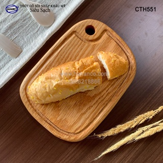高品質美國橡木小砧板 - 麵包托盤/水果/豪華攝影配件 - CTH551
