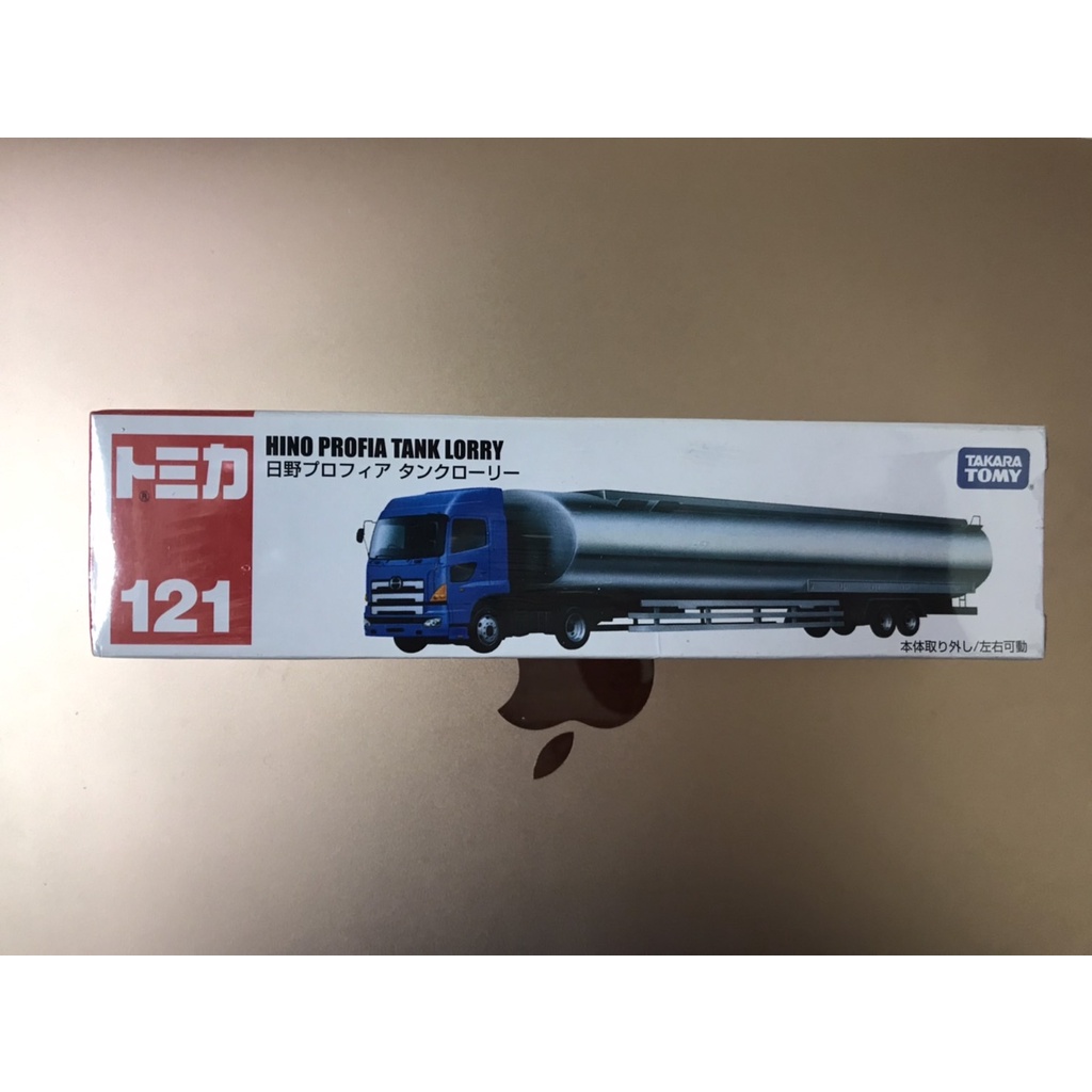 TOMICA 121 HINO PROFIA TANK LORRY 日野油罐車  (全新封膜未拆但盒損)  ＊現貨＊