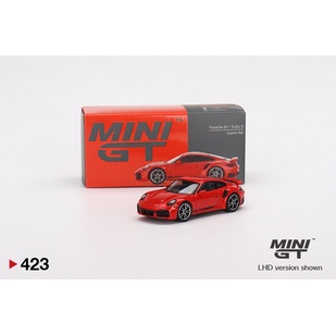 MINI GT #423 1/64 保時捷Porsche 911 Turbo S Guards Red 右駕 現貨