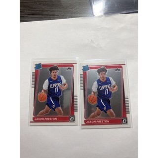 NBA球員卡D 2021-22 DONRUSS OPTIC Rated Jason Preston全圖2張