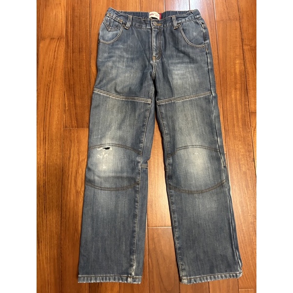 二手 LEVIS BOYS 破布 內裡刷毛保暖 直筒 牛仔褲/ 長褲 小號大人也可穿