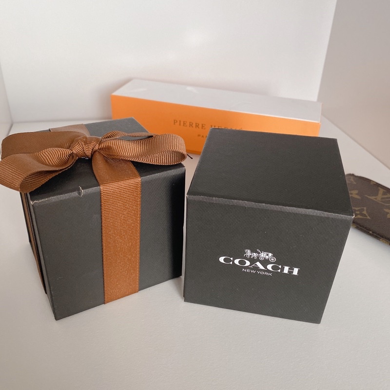 Coach 專櫃 正品 提袋 紙盒 緞帶 紙袋 包裝盒 手錶盒 禮物盒 禮品盒