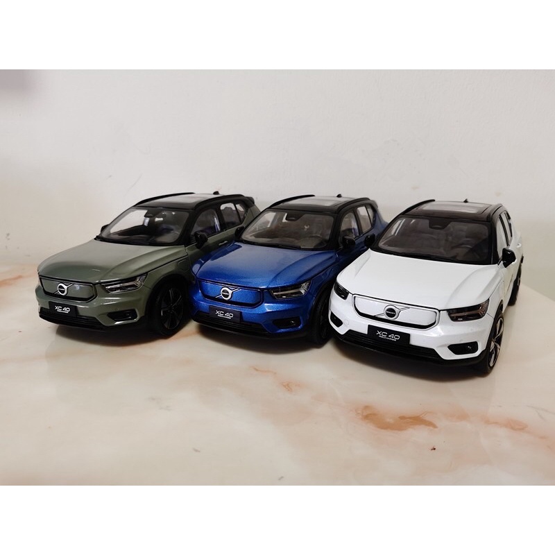 【現貨+預購2022新款純電】1/18 原廠 VOLVO XC40 休旅車 SUV CUV 富豪 旅行車 xc40 模型