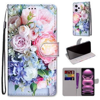 20款圖案 彩繪皮套 紅米 Redmi Note 12 Pro 5G 手機殼 Note12 掀蓋保護殼 掛繩 翻蓋皮套