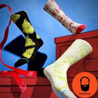 【 🇺🇸大鬍子美國襪子選品 】STANCE - THE GRINCH X CS經典聯名系列街頭休閒長襪
