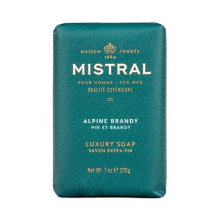 美國 Mistral 雅馬邑白蘭地 頂級香水皂（沐浴香皂 香水肥皂香氛皂沐浴皂 男士男性男生古龍水古龍皂 男沐浴乳沐浴露