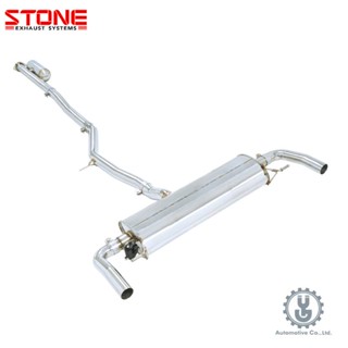 【YGAUTO】STONE巨石｜VOLVO S60/V60 T5R｜富豪｜Cat-Back System｜中尾段排氣管