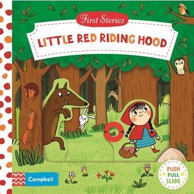 Little Red Riding Hood (First Stories)(硬頁推拉書)(硬頁書)/Natascha Rosenberg【禮筑外文書店】