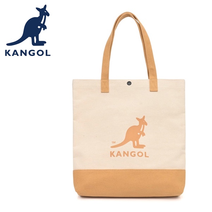 KANGOL 英國袋鼠 帆布 手提包 肩背包 62551713 深卡其 深藍 中綠