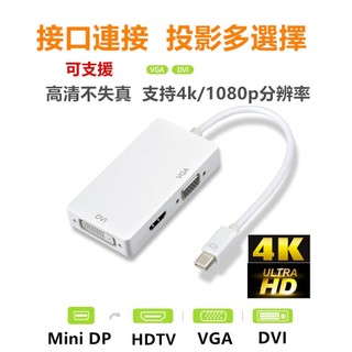 DP轉換線 Mini Display Port to VGA hdtv DVI 轉換線 連接線 minidp hdmi