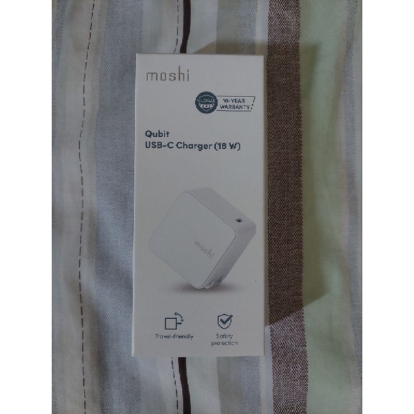 全新 Moshi Qubit 迷你 USB-C 充電器 (PD 快充 18W)