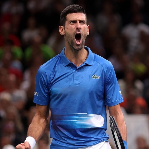 【全新】LACOSTE/喬科維奇/Novak Djokovic/2022巴黎大師賽球衣/US-M號