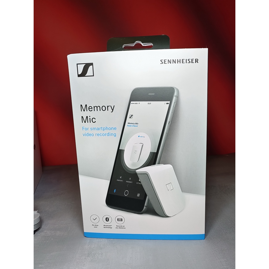 【免運】全新Sennheiser德國聲海 MEMORY MIC 手機用 無線藍芽電容式麥克風 公司貨