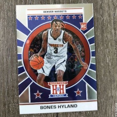 2021-22 Chronicles 丹佛金塊隊 Bones Hyland RC 球員卡