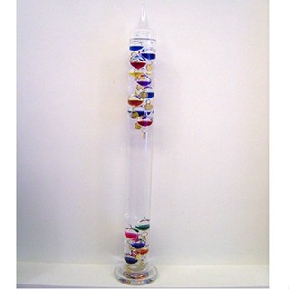 (大)水晶藝術愛情溫度計 高54cm,直徑5cm 室內設計師最愛歐美傢飾 水晶溫度計 居家辦公室裝飾收藏