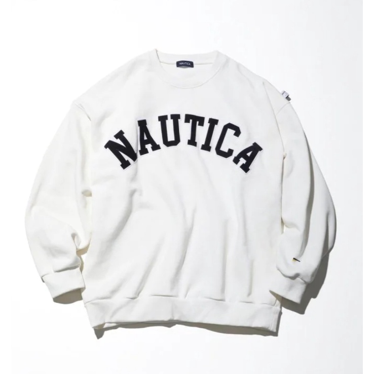 {Haoce} 日本代購🇯🇵 NAUTICA Arch Logo Crewneck Sweatshirt 2.1 大學T