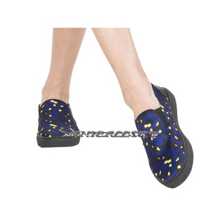 ♥【特價款出清】♥♥法國品牌 MINELLI 休閒平底鞋-活力藍#37