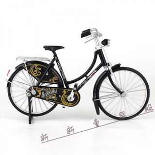 1：10 復古自行車 合金車模型 迷你單車 玩具擺件現貨 新新童嬰
